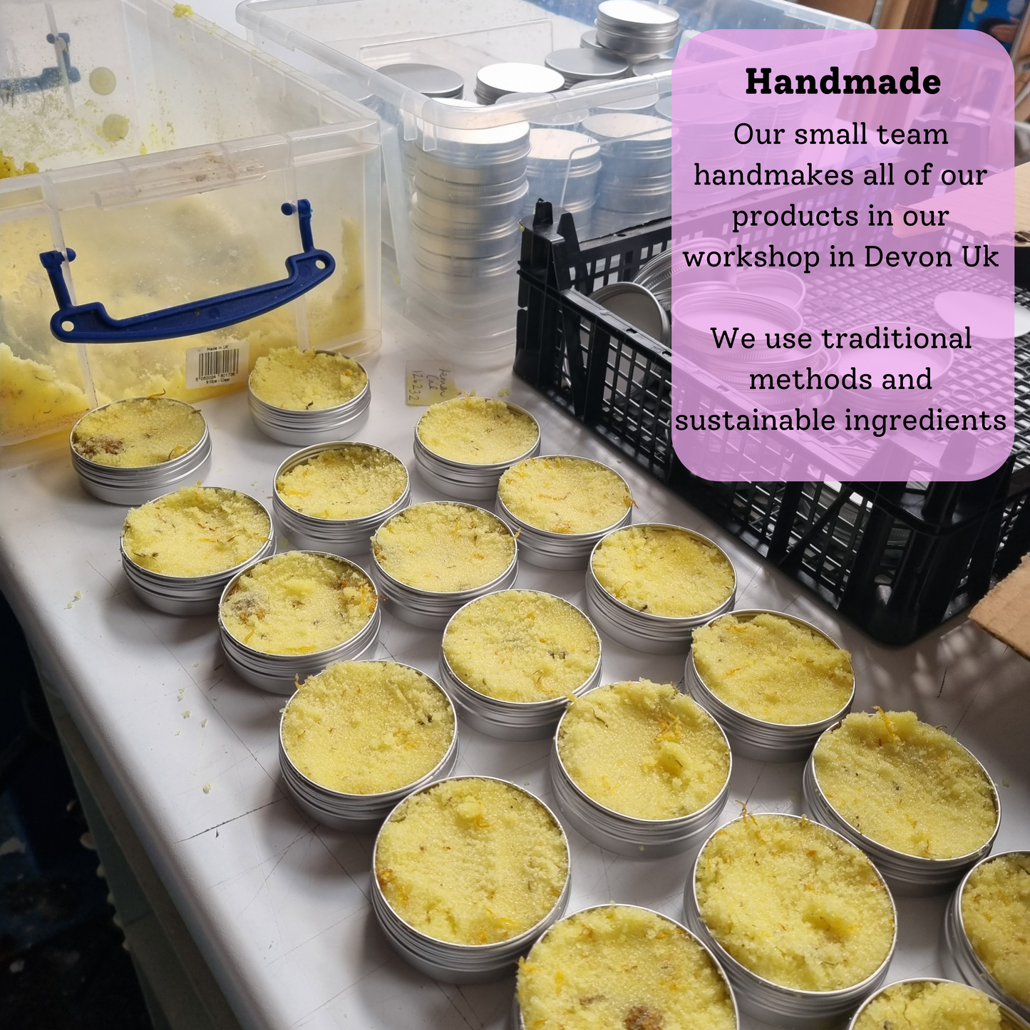 Lemon Calendula Body Scrub | Natural Exfoliating Sugar Scrub for Smooth, Glowing Skin | Vegan, Plastic-Free Skincare | 2 Size Options