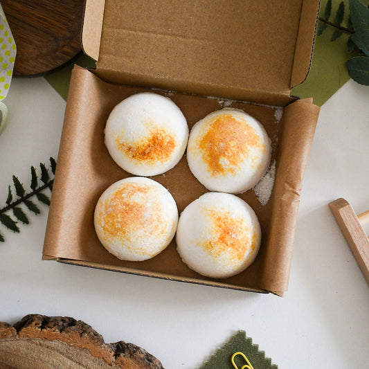 Patchouli Lime Shower Steamers | Aromatherapy Shower Fizzers for Relaxation & Energy | Uplifting Citrus & Floral Scent | Set of 4
