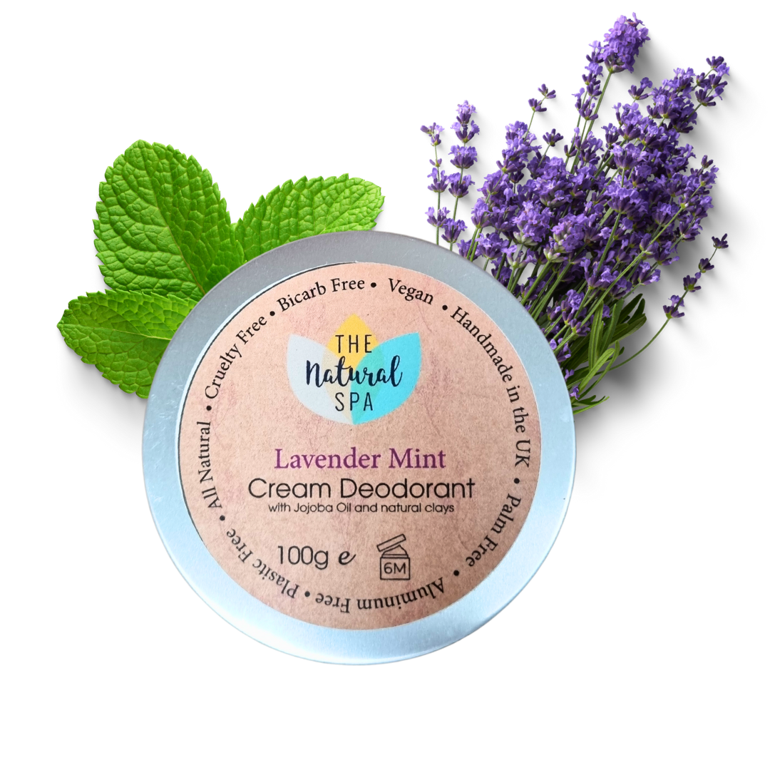 Lavender Mint Cream Deodorant Balm | Natural Bicarb & Aluminium-Free | Gentle, Vegan, Plastic-Free Odour Protection